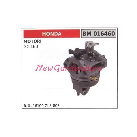 Schalenvergaser HONDA Motorhacke GC 160 016460 | Newgardenstore.eu