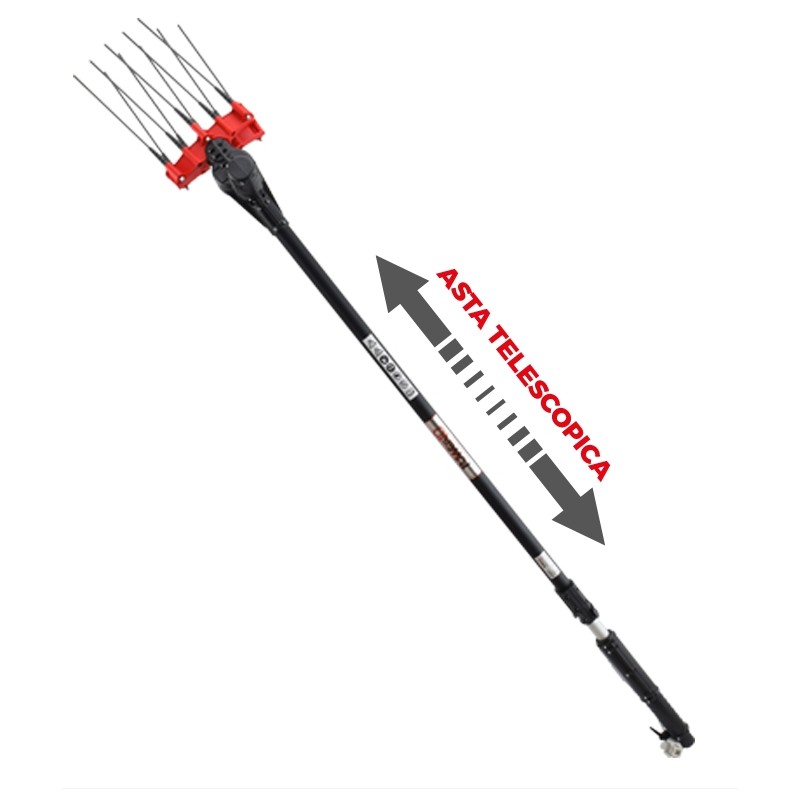 Scuotiolive a batteria POWER10 telescopico ATTILA a moto contrapposto