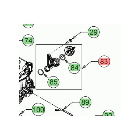 Tappo olio ORIGINALE MTD per trattorino motore 382 Thorx 751-15731A | Newgardenstore.eu