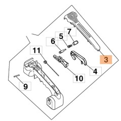 CHAINSAW 932 HANDLE COVER ORIGINAL OLEOMAC 50030249 | Newgardenstore.eu