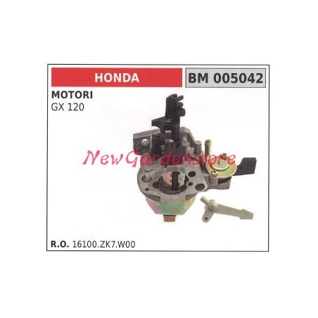 Carburador de cuba HONDA motoazada GX 120 005042 | Newgardenstore.eu