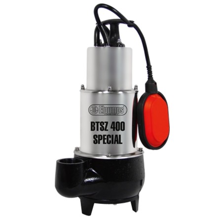 Bomba eléctrica sumergible para aguas residuales BTSZ 400 SPECIAL ELPUMPS 1200 Watt | Newgardenstore.eu