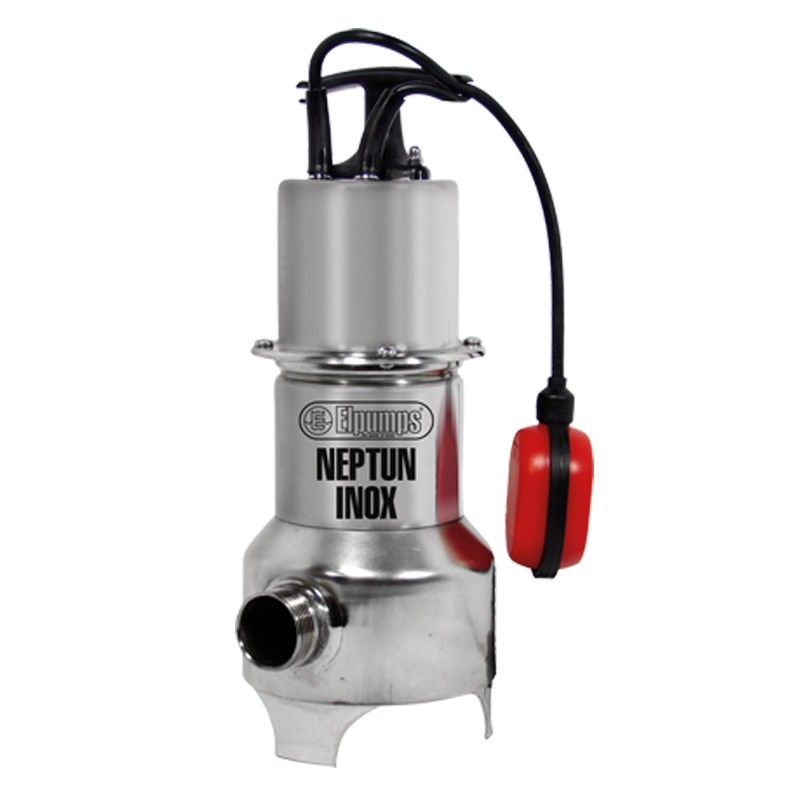 Pompe électrique submersible pour eaux usées NEPTUN INOX ELPUMPS 800 Watt