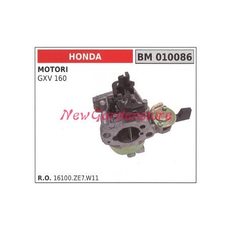 Carburador de cuba HONDA motoazada GXV 160 010086 | Newgardenstore.eu