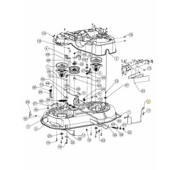 Belt guide ORIGINAL MTD tractor unit LT 92S EXT 647-05760637 | Newgardenstore.eu