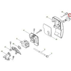 TORNILLO DE CIERRE DEL FILTRO DE LA MOTOSIERRA 28.28 ORIGINAL ACTIVE 24102 | Newgardenstore.eu