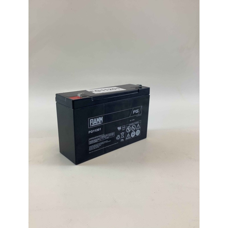 FIAMM FG11201 Batería recargable hermética de plomo-ácido 6V 12 Ah