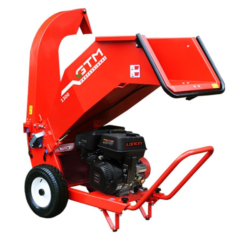 GTMGTS 1300GE professional biochipper cutting diameter 10cm with LONCIN motor