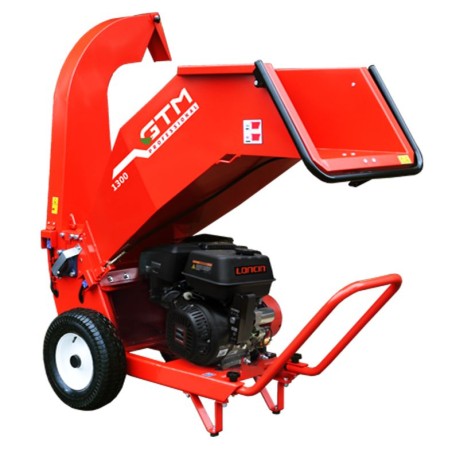 GTMGTS 1300GE professional biochipper cutting diameter 10cm with LONCIN motor | Newgardenstore.eu