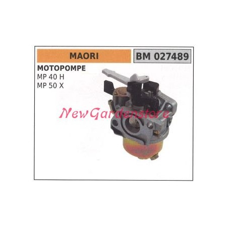 MAORI carburateur à cuve MP 40H 50X 027489 | Newgardenstore.eu