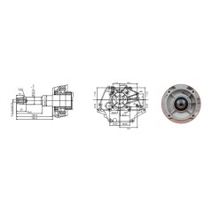 Moteur complet ZANETTI ZBM420C3EV 420 cc arbre conique De 22,16 électrique | Newgardenstore.eu