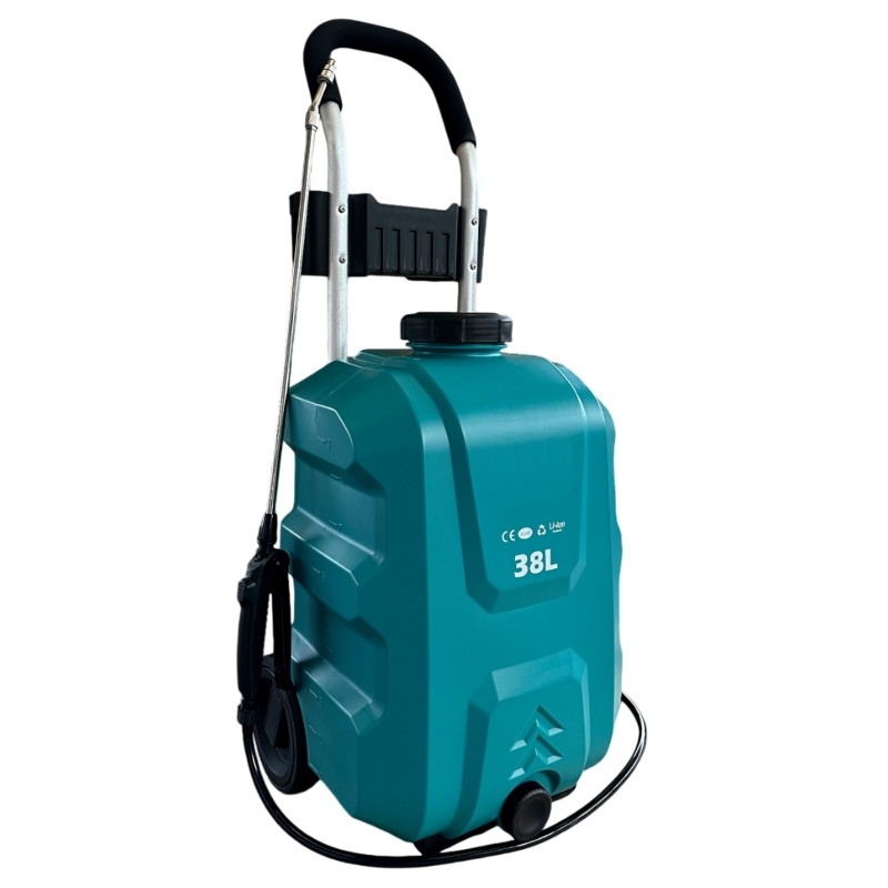 Irroratrice carrellata a batteria TECNOSPRAY LE38 capacita' 38L portata 3L/min