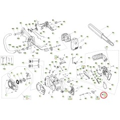 Kit carter brake red ORIGINAL ACTIVE chainsaw 39.39 036081 | Newgardenstore.eu