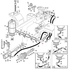 Schlauchanschluss Tankpumpe GIANNI FERRARI Rasentraktor TURBO4 01.50.00.5430