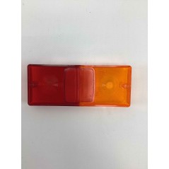 Cristal trasero de plástico izquierdo y derecho color rojo naranja 35106 | Newgardenstore.eu