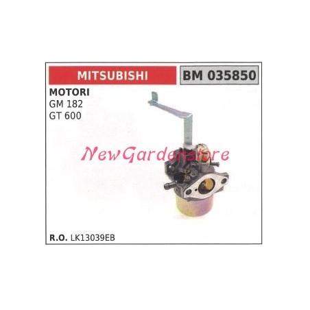 Carburador de cuba MITSUBISHI motocultor GM 182 GT 600 035850 | Newgardenstore.eu