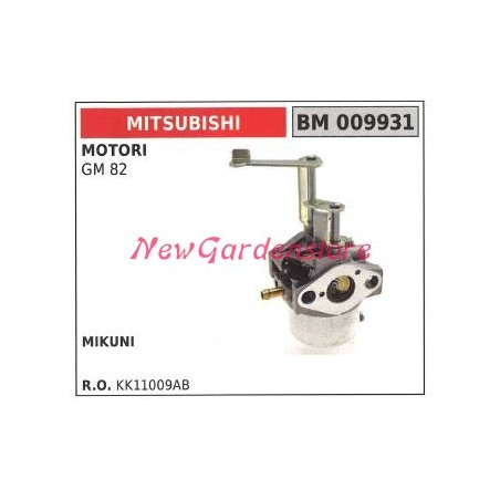 Carburador de cuba MITSUBISHI motocultor GM 82 009931 | Newgardenstore.eu