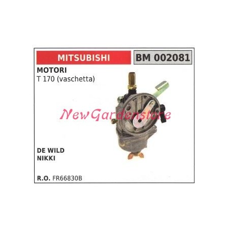 Bowl carburettor MITSUBISHI chainsaw T 170 002081 | Newgardenstore.eu