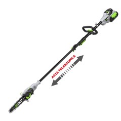 EGO PS1000E battery-powered telescopic pruner bar length 25 cm Chervon motor | Newgardenstore.eu