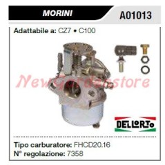 Carburatore a Vaschetta MOTORE MORINI motozappa CZ7 C100 A01013 FHCS20.16