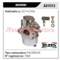Carburettor bowl MORINI motor hoe CZ7 C100 A01013 FHCS20.16