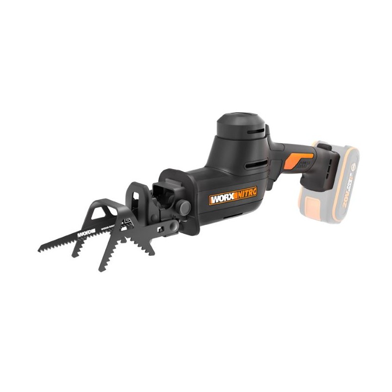 WORX WG893E.9 Sierra de calar 20V sin cargador de batería hoja 150mm