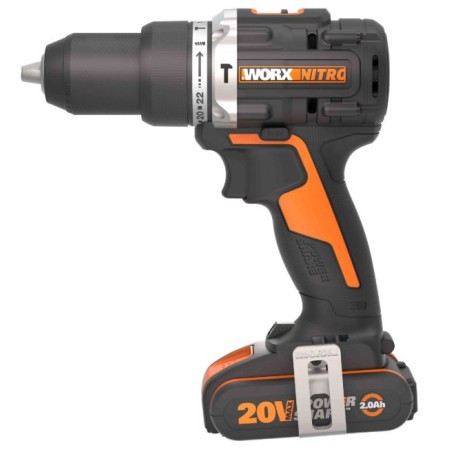 WORX WX352 20V Schlagbohrmaschine mit Akku und Ladegerät inklusive