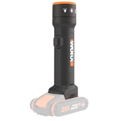 WORX WX027.9 510-480-220-120 Lumen 20V LED-Taschenlampe ohne Akku und Ladegerät