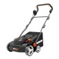 Arieggiatore WORX WG855E.9 20V + 20V a spinta motore brushless raccolta 40L