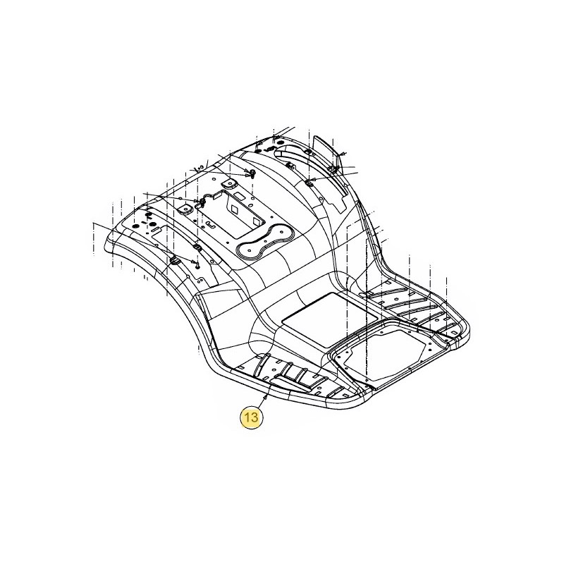 CUBIERTA DE LA RUEDA AMARILLA CUB CADET TRACTOR DE CÉSPED ORIGINAL MTD 783-08279CCY