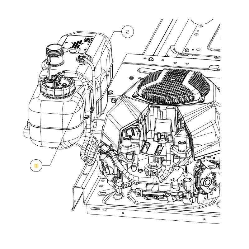 EFI MOTOR BENZINSCHLAUCH ORIGINAL MTD RASENTRAKTOR 651-05536A