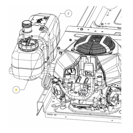 TUYAU D'ESSENCE POUR MOTEUR EFI ORIGINAL MTD LAWN TRACTOR 651-05536A | Newgardenstore.eu