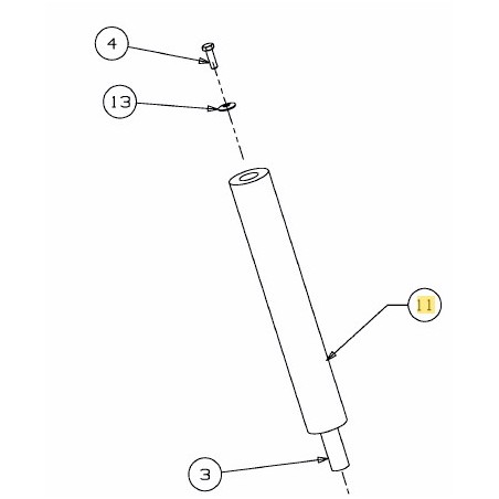 STEERING COLUMN STEERING WHEEL ROD ORIGINAL MOWER TRACTOR MTD 723-04095B | Newgardenstore.eu