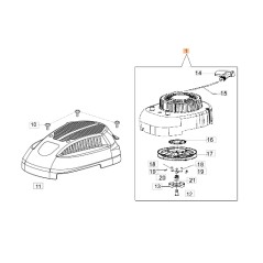 Avviamento tagliaerba modelli G53PK G53TK ORIGINALE OLEOMAC L66150248 | Newgardenstore.eu