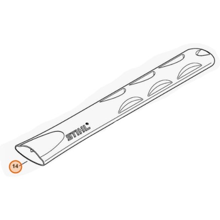 750 mm / 30" BLADES SHELTER ORIGINAL STIHL MODELS HS81R 4237-790-9207 | Newgardenstore.eu