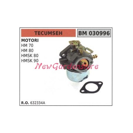 Carburador de cuba TECUMSEH cortacésped HM 70 80 030996 | Newgardenstore.eu