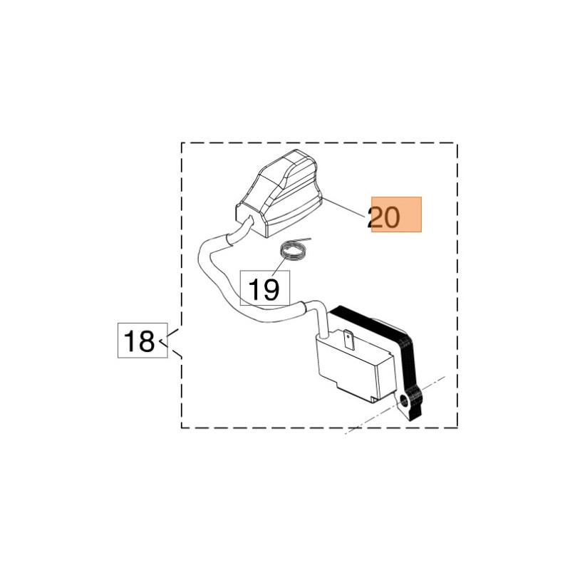 BOUGIE D'ALLUMAGE MAU-34B ORIGINAL OLEOMAC BRUSHCUTTER 61380060AR