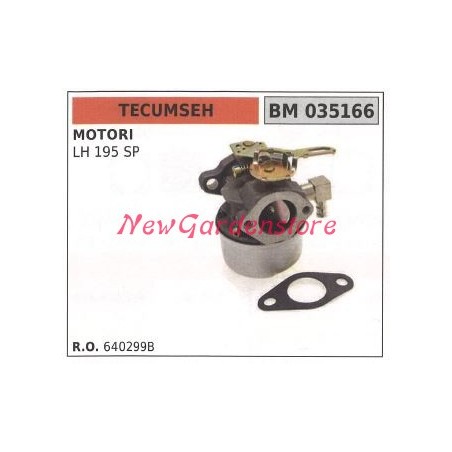 TECUMSEH tub-type carburettor LH 195 SP lawn mower mower 035166 | Newgardenstore.eu