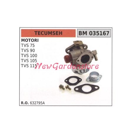 TECUMSEH tub-type carburettor TECUMSEH lawn mower mower TVS 75 90 035167 | Newgardenstore.eu