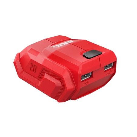 Adaptador de carga de baterías de litio SKIL 3162CA 20V con 2 puertos USB | Newgardenstore.eu