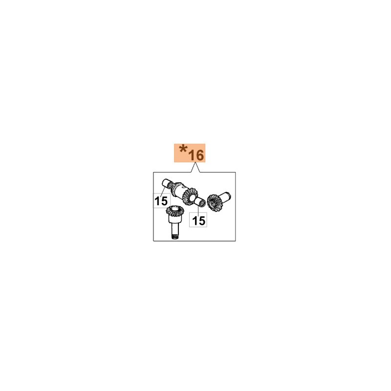 HECKENSCHEREN-GETRIEBESATZ MODELLE BC240H BC241HL ORIGINAL OLEOMAC 58050058A