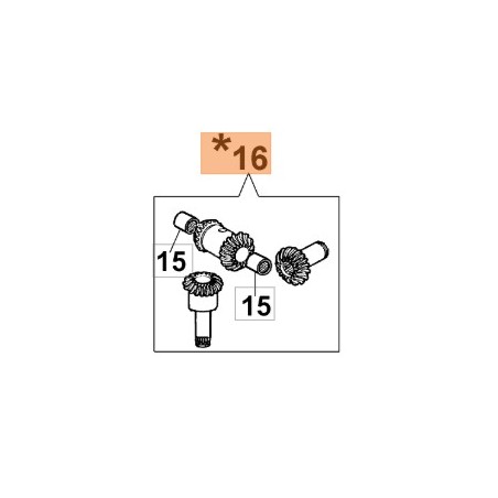 HECKENSCHEREN-GETRIEBESATZ MODELLE BC240H BC241HL ORIGINAL OLEOMAC 58050058A | Newgardenstore.eu