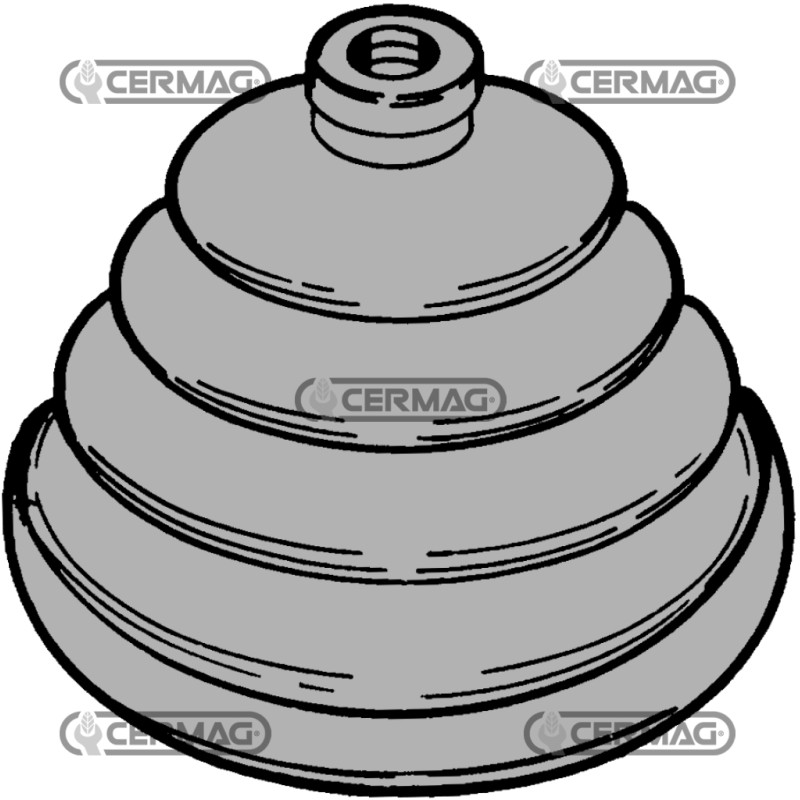 Cuffia per leva cambio diametro foro piccolo 10 mm 60130