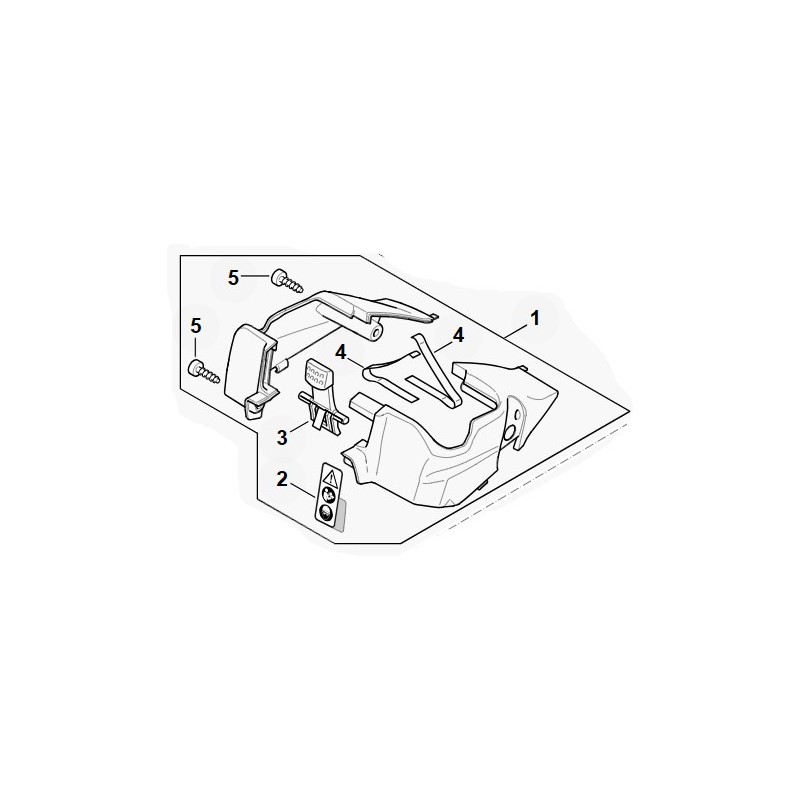 CHAINSAW BATTERY HOUSING COWLING KIT ORIGINAL STIHL MA04-080-1601