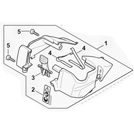 KIT CARCASA BATERIA STIHL ORIGINAL MA04-080-1601 | Newgardenstore.eu