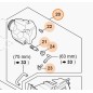 RÉSERVOIR D'HUILE POUR TRONÇONNEUSE MODÈLES MSA60 MSA120 MSA140 ORIGINAL STIHL 12543504400