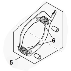 MSA60 CHAINSAW CHAIN BRAKE PARTS SET ORIGINAL STIHL MA040071000 | Newgardenstore.eu