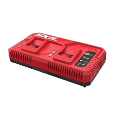 Cargador rápido doble SKIL 3132AA para baterías de litio de 20 V