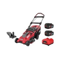 SKIL 0140BA cordless push mower with 2 20V batteries and charger