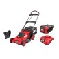 SKIL 0180BA cordless push mower with 5.0Ah battery and charger